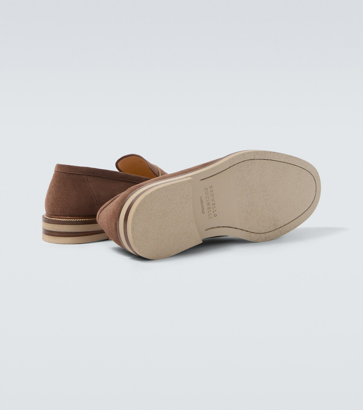 Brunello Cucinelli Suede penny loafers