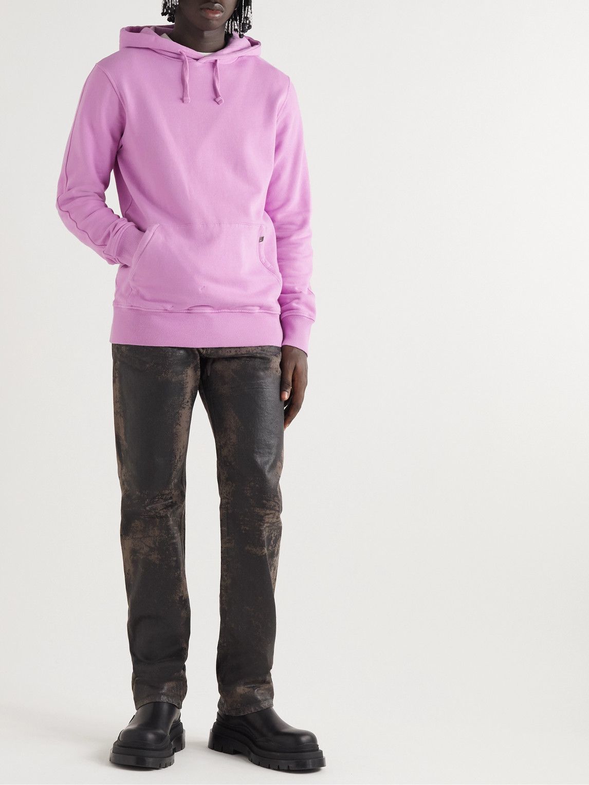 1017 ALYX 9SM - Lightercap Cotton-Jersey Hoodie - Pink 1017 ALYX 9SM