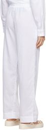 LESET White Yoko Pocket Trousers