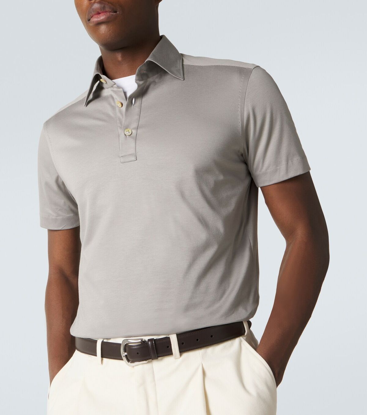 Kiton Cotton polo shirt