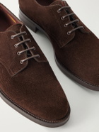 Edward Green - Leith Suede Derby Shoes - Brown