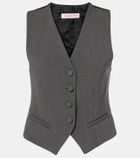 Valentino Wool gabardine vest