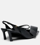 Givenchy Twisted Ribbon leather slingback pumps