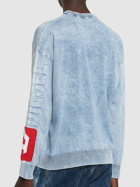 DIESEL K-zeros Cotton Crewneck Sweatshirt