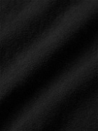 James Perse - Brushed Cotton-Blend Jersey Rollneck T-Shirt - Black