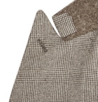 Kingsman - Brown Double-Breasted Prince Of Wales Checked Wool Suit Jacket - Brown