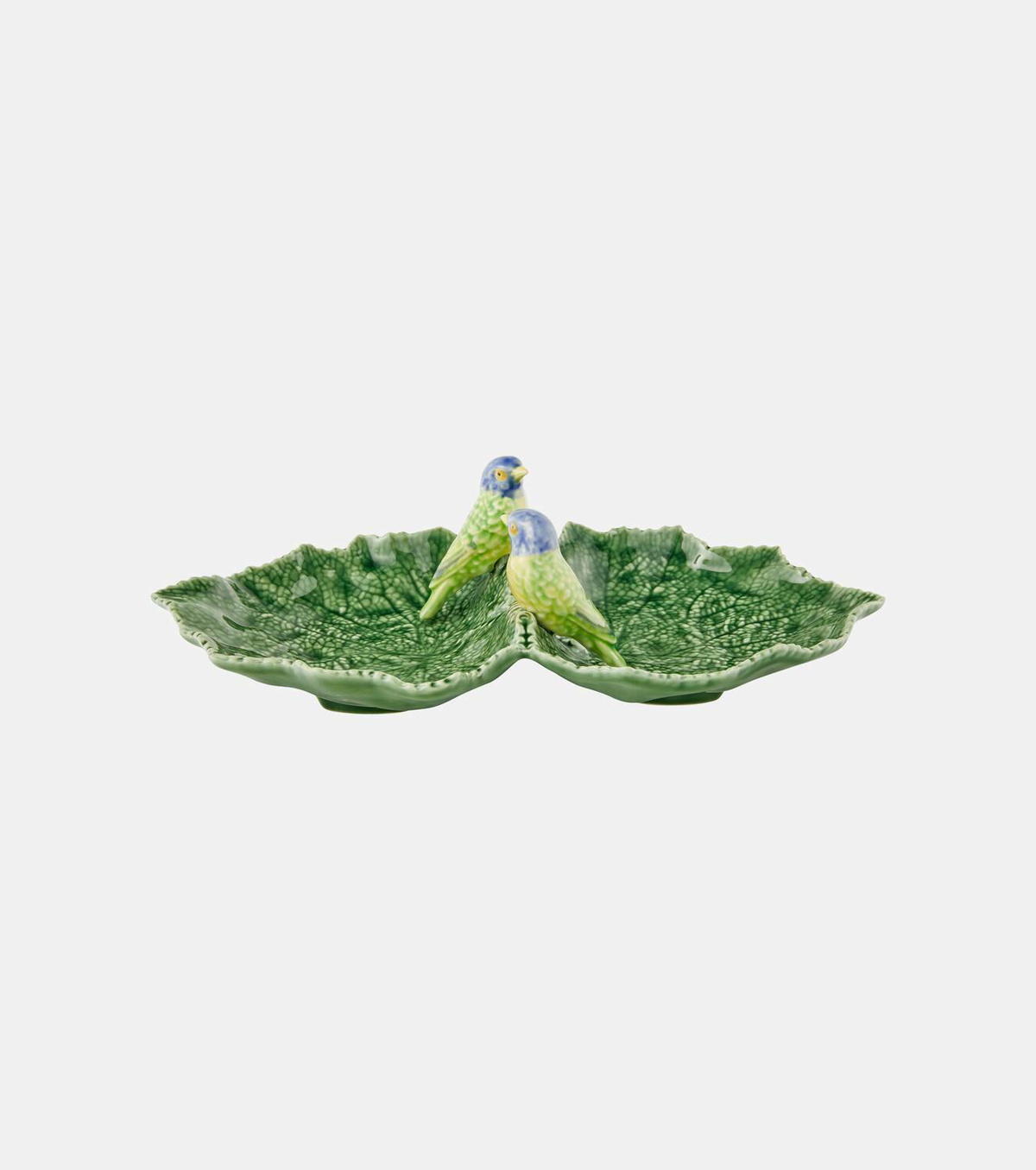 Bordallo Pinheiro Cinerária Double Leaf bowl