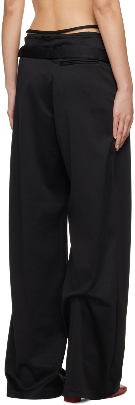 Ottolinger Black Double Waistband Trousers