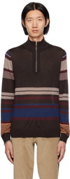Paul Smith Brown Striped Sweater