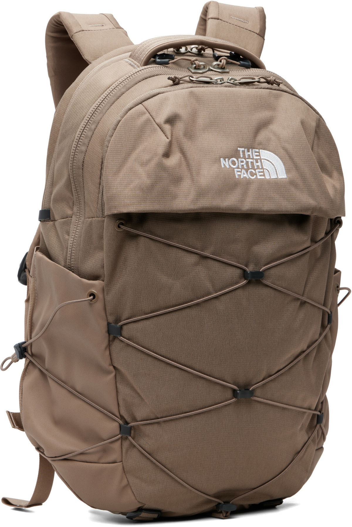 The North Face Beige Borealis Backpack