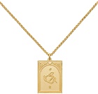 Tom Wood Gold Tarot Lovers Pendant Necklace