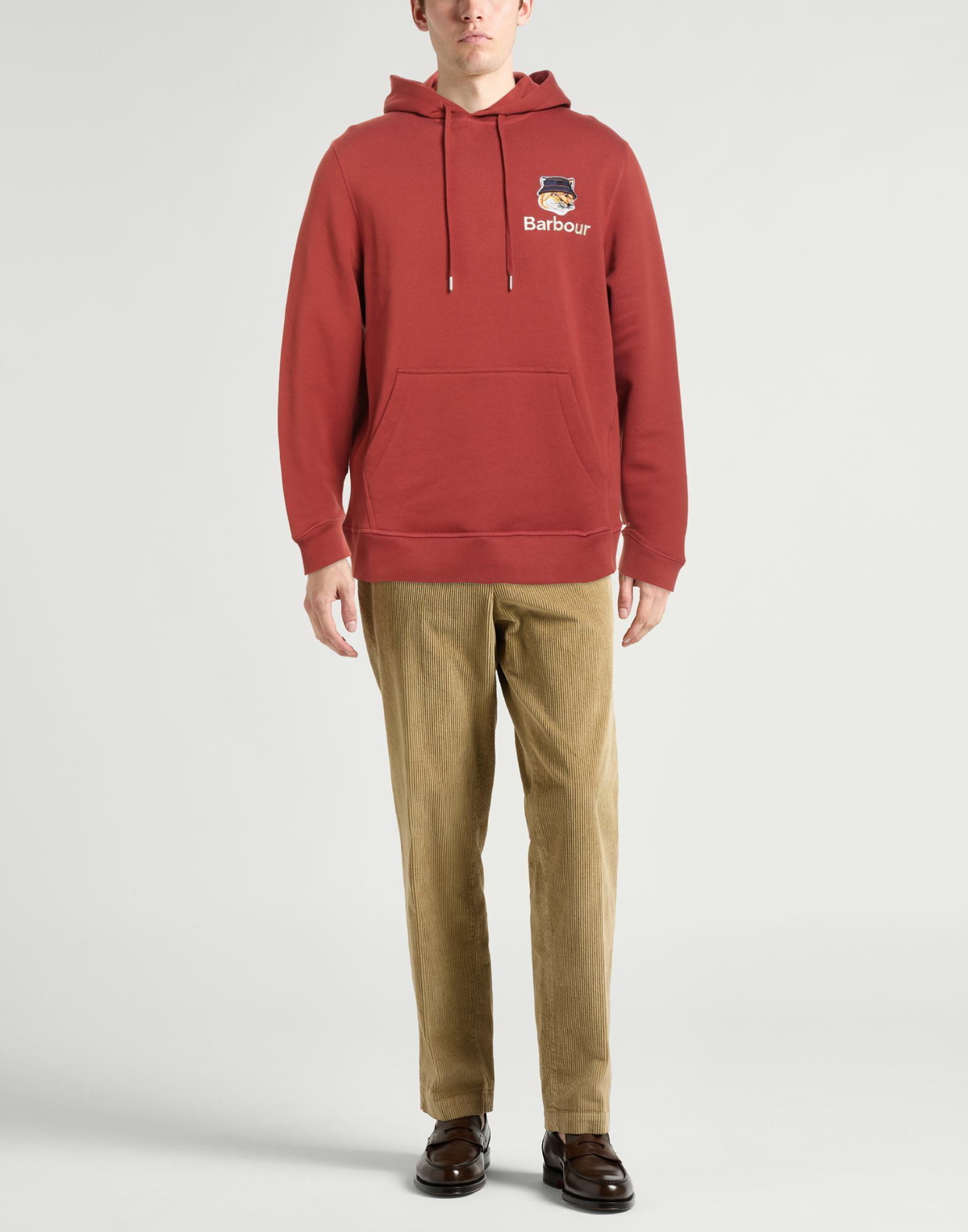 Barbour Mens Sweatshirt Brick