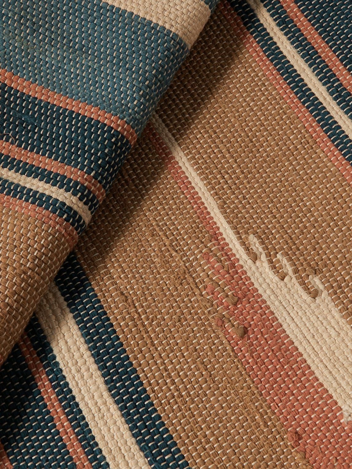 RRL Striped CottonJacquard Rug RRL