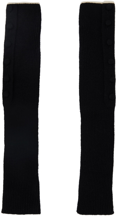 Photo: Y's Black Slit Arm Warmers