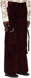 S.S.Daley Burgundy Dennis Cargo Pants