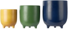 The Conran Shop Multicolor Piede Planter Set, 3 pcs