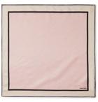 TOM FORD - Printed Silk-Twill Pocket Square - Pink