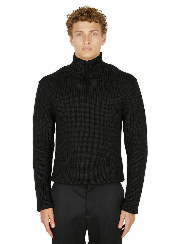 Photo: High Neck Sweater in Black