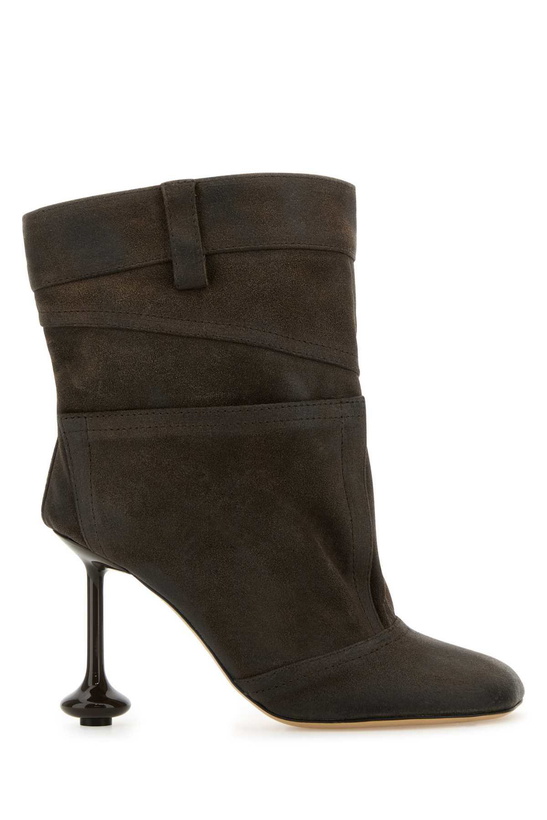Photo: Loewe Brown Suede Ankle Boots