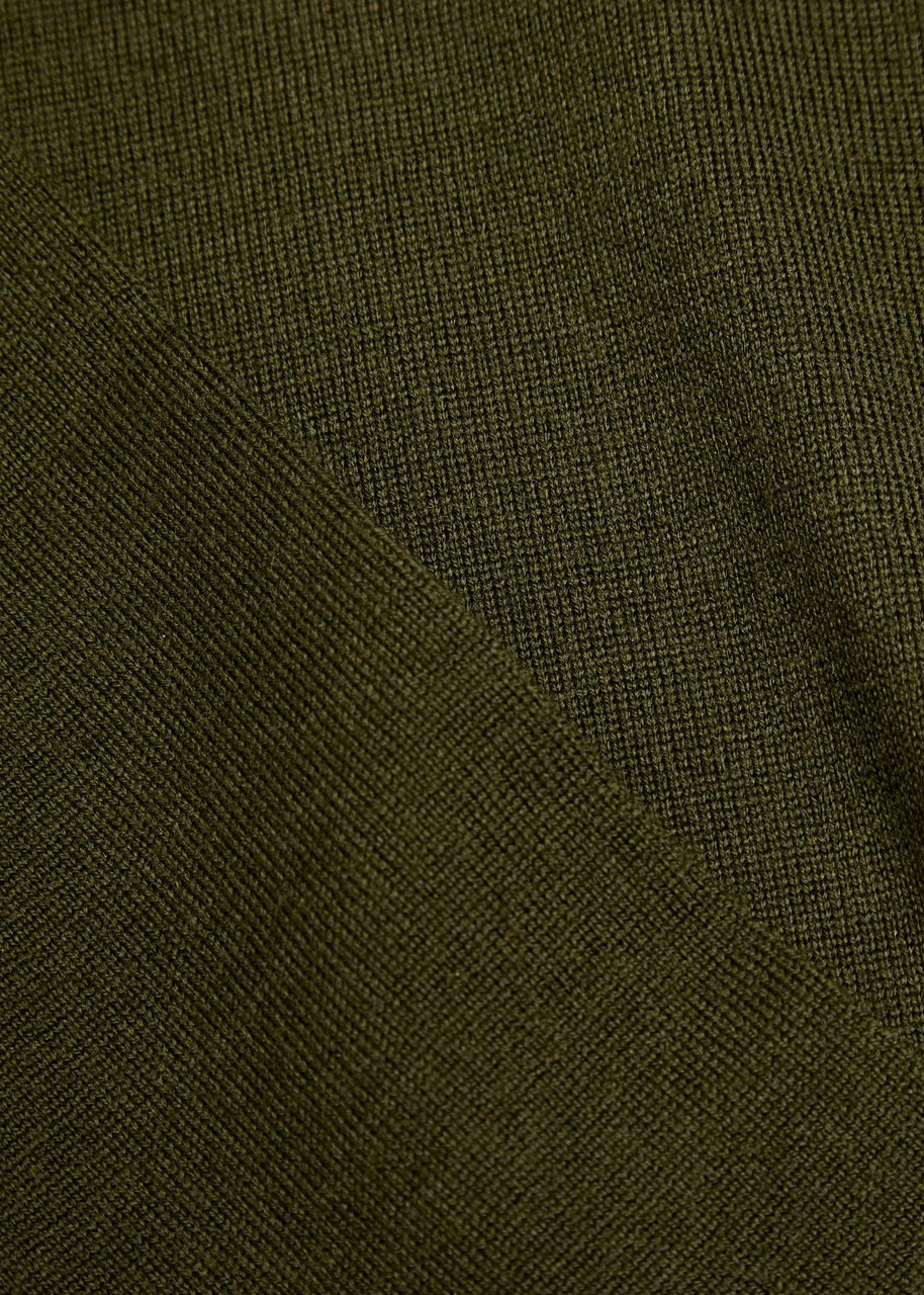 Officine Générale Nina Merino Wool Jumper Olive
