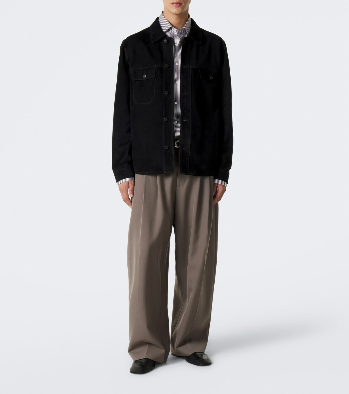 Sunspel Suede overshirt