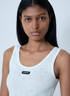 Miu Miu Striped Tank Top