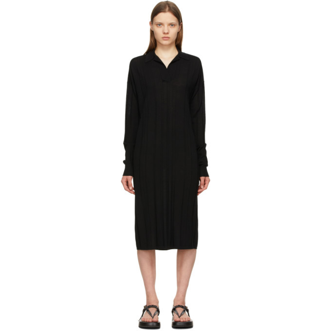 Joseph Black Merino Oversized Dress Joseph