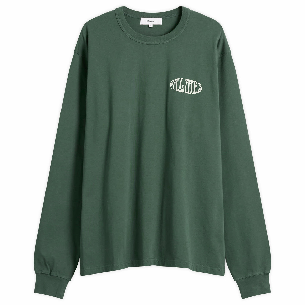Palmes Men's Angels Long Sleeve T-Shirt in Dark Green