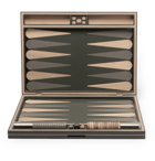 Brunello Cucinelli - Krion, Walnut and Stainless Steel Backgammon Set - Brown