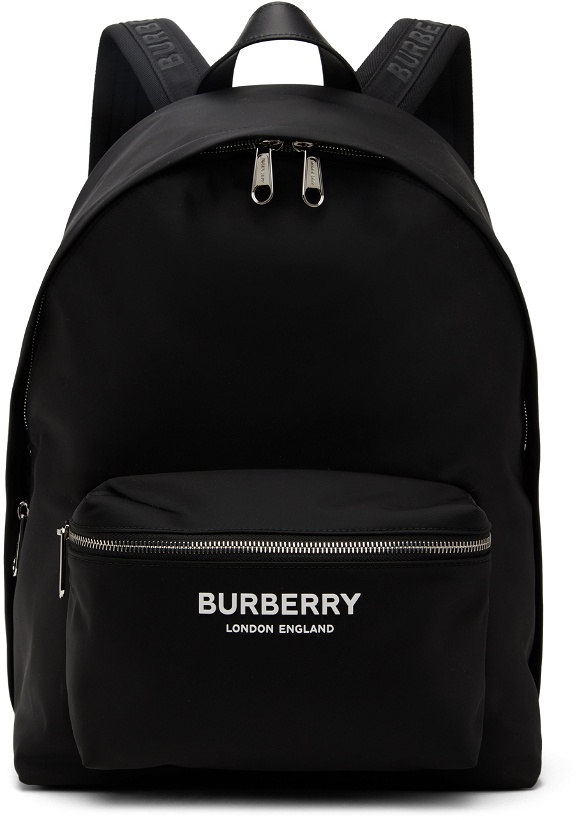 Photo: Burberry Black Logo Backpack