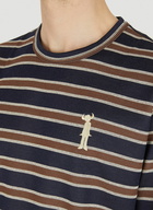 Striped Long Sleeve T-Shirt in Navy