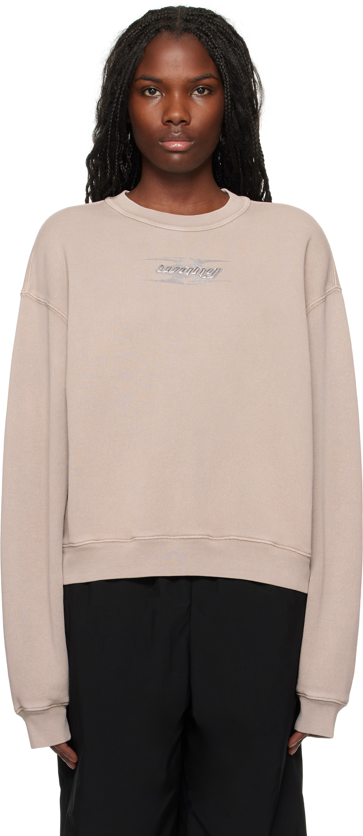 Blade Logo-Embossed Sweatshirt In Cotton Terry