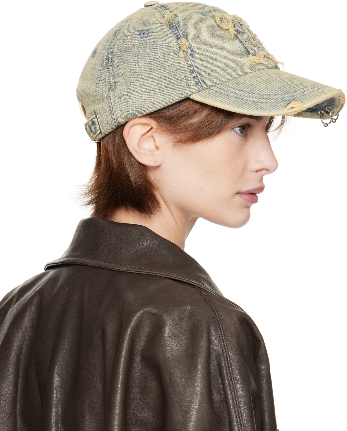 MISBHV Blue & Beige Esther Yu Edition Logo Cap