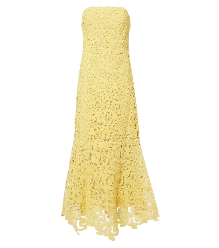 Photo: Simkhai Sera lace bustier dress
