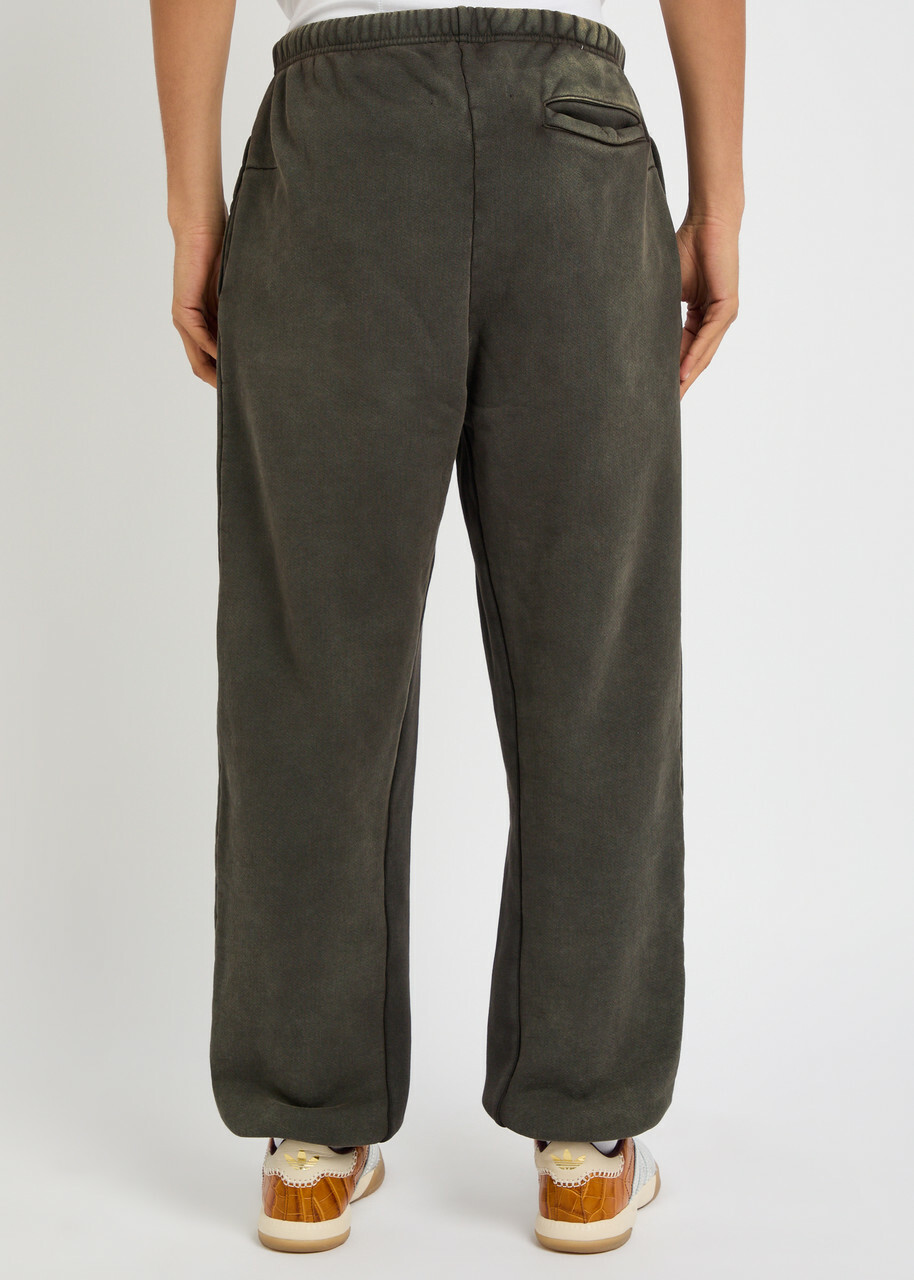 Rivington Roi Rebis Cva Uso-123 Logo-appliquéd Cotton Sweatpants Black