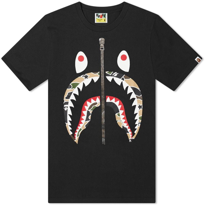 Photo: A Bathing Ape STA Camo Shark Tee