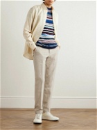 Paul Smith - Slim-Fit Stretch-Cotton Seersucker Suit Trousers - Neutrals