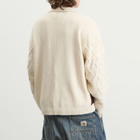 Patta Men's Perfect Day Knitted Cardigan in Beige