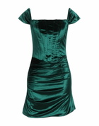 Jijil Womens Mini dress Emerald in Green