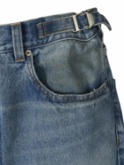 BALENCIAGA - Destroyed Super Large Cotton Baggy Jeans