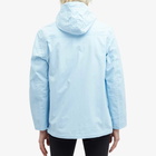 Napapijri Women's Rainforest Nylon Windbreaker Jacket in Blue Clear