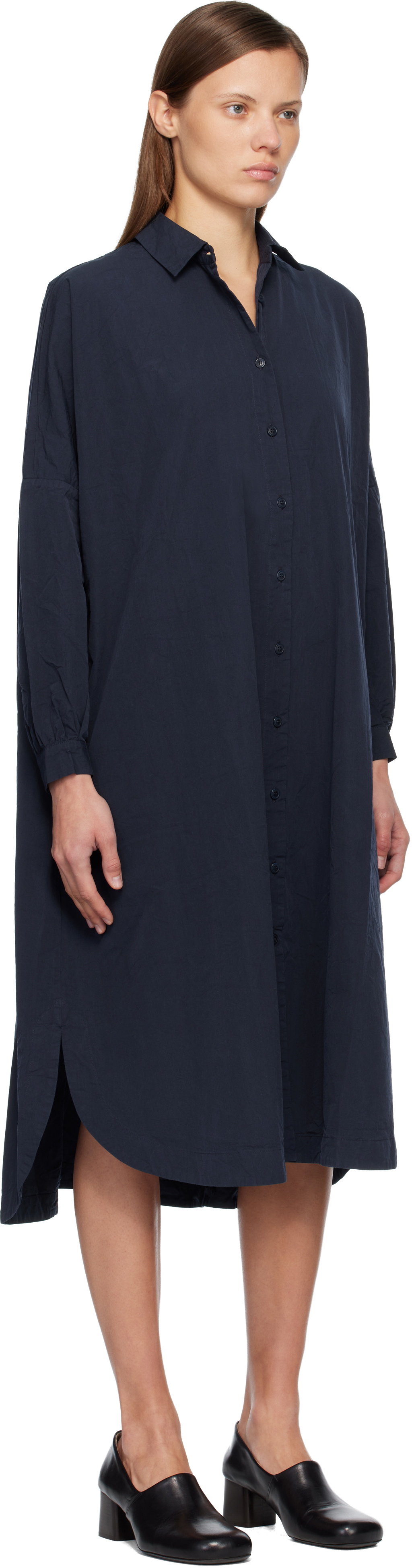 CASEY CASEY Navy Yuri Midi Dress