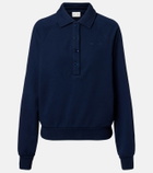 The Upside Elle cotton jersey polo sweater