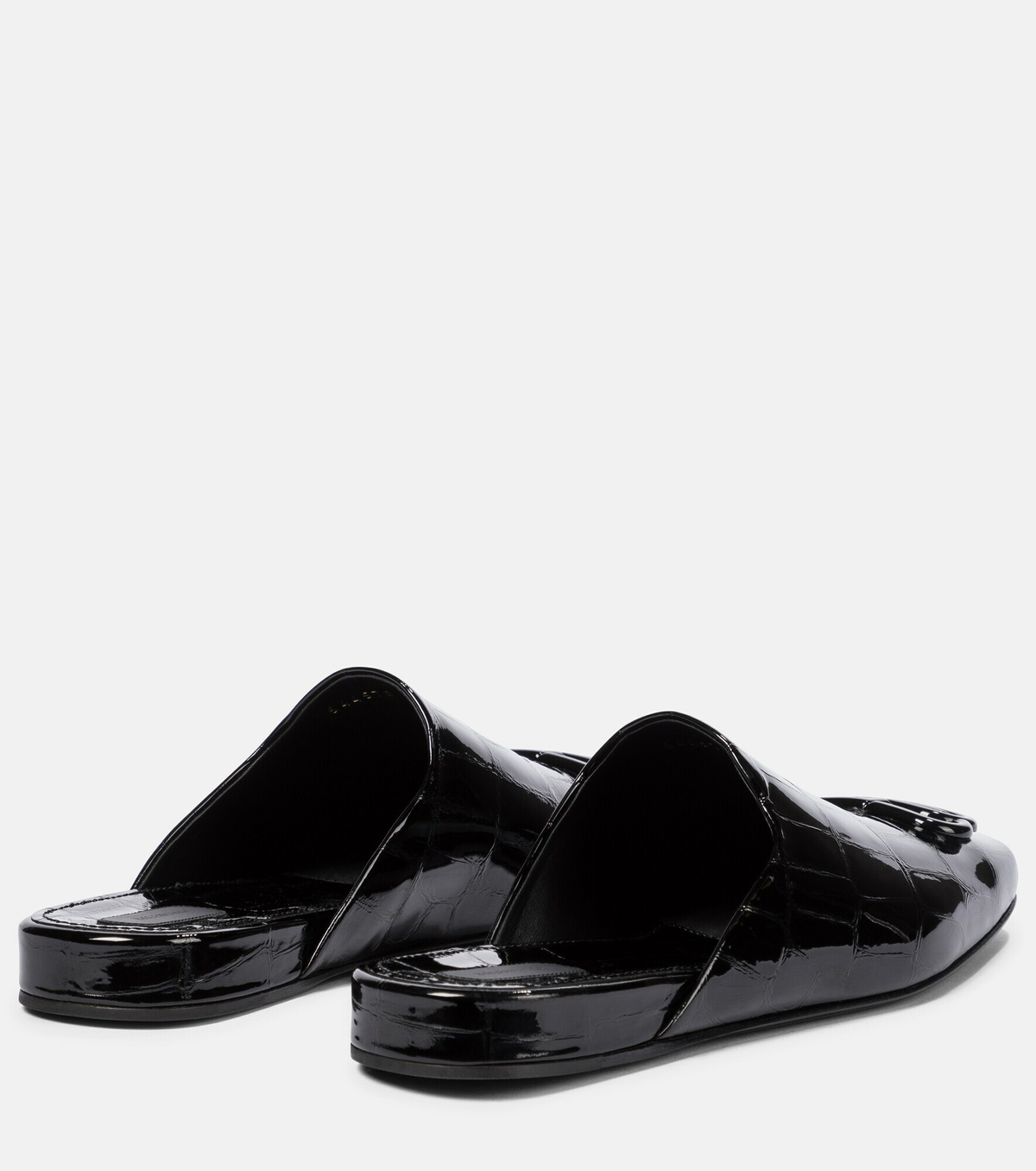 【BALENCIAGA】COSY SLIPPERS Balenciaga - Cosy BB patent leather slippers Balenciaga