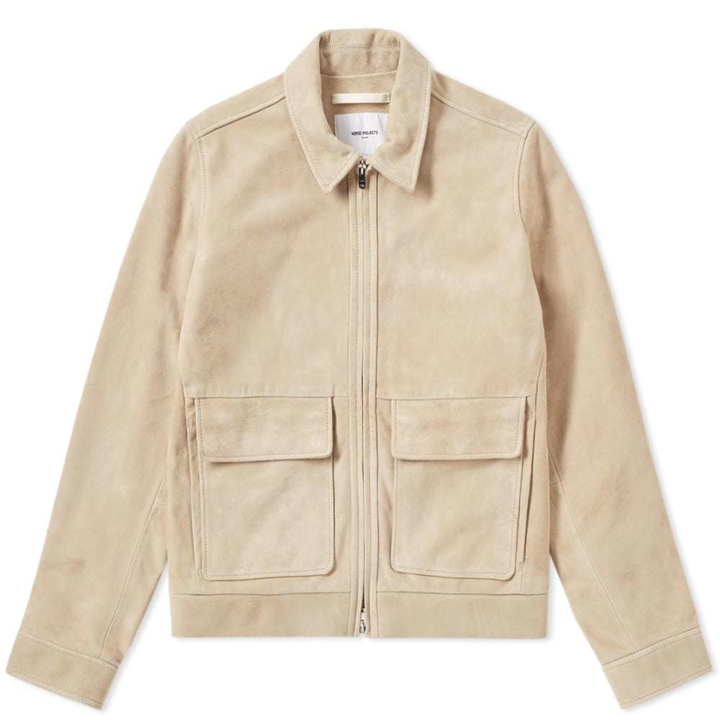 Photo: Norse Projects Tyge Suede Jacket Neutrals