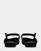 Steve Madden Dace Flats in Black Fabric