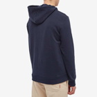 A.P.C. Men's Item Logo Hoody in Dark Navy