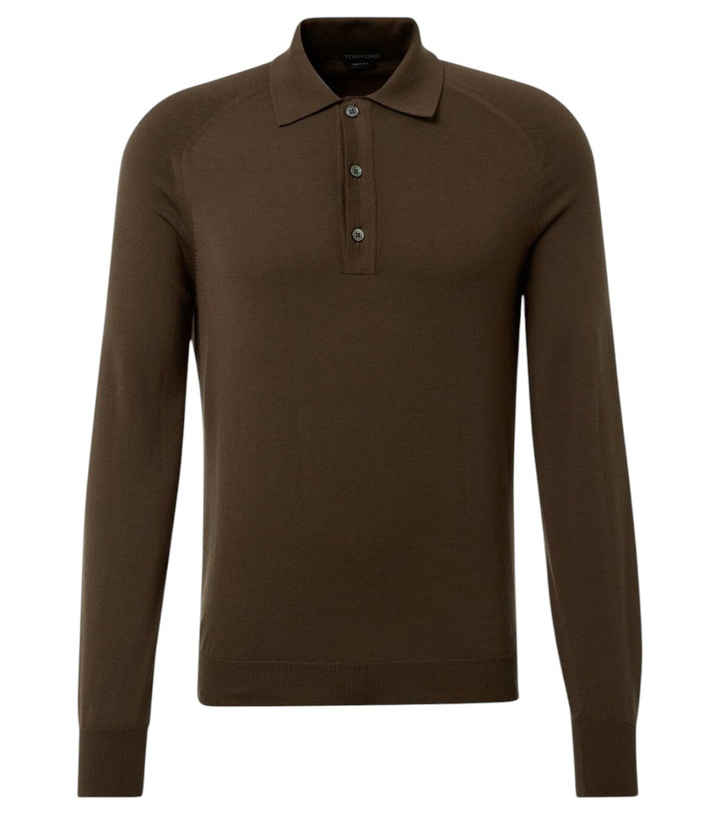 Photo: Tom Ford Wool polo shirt