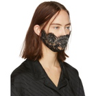 Alexander Wang Black Lace Safety Pin Mask