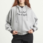 Gimaguas Women's Careful Sweatshirt in Grey